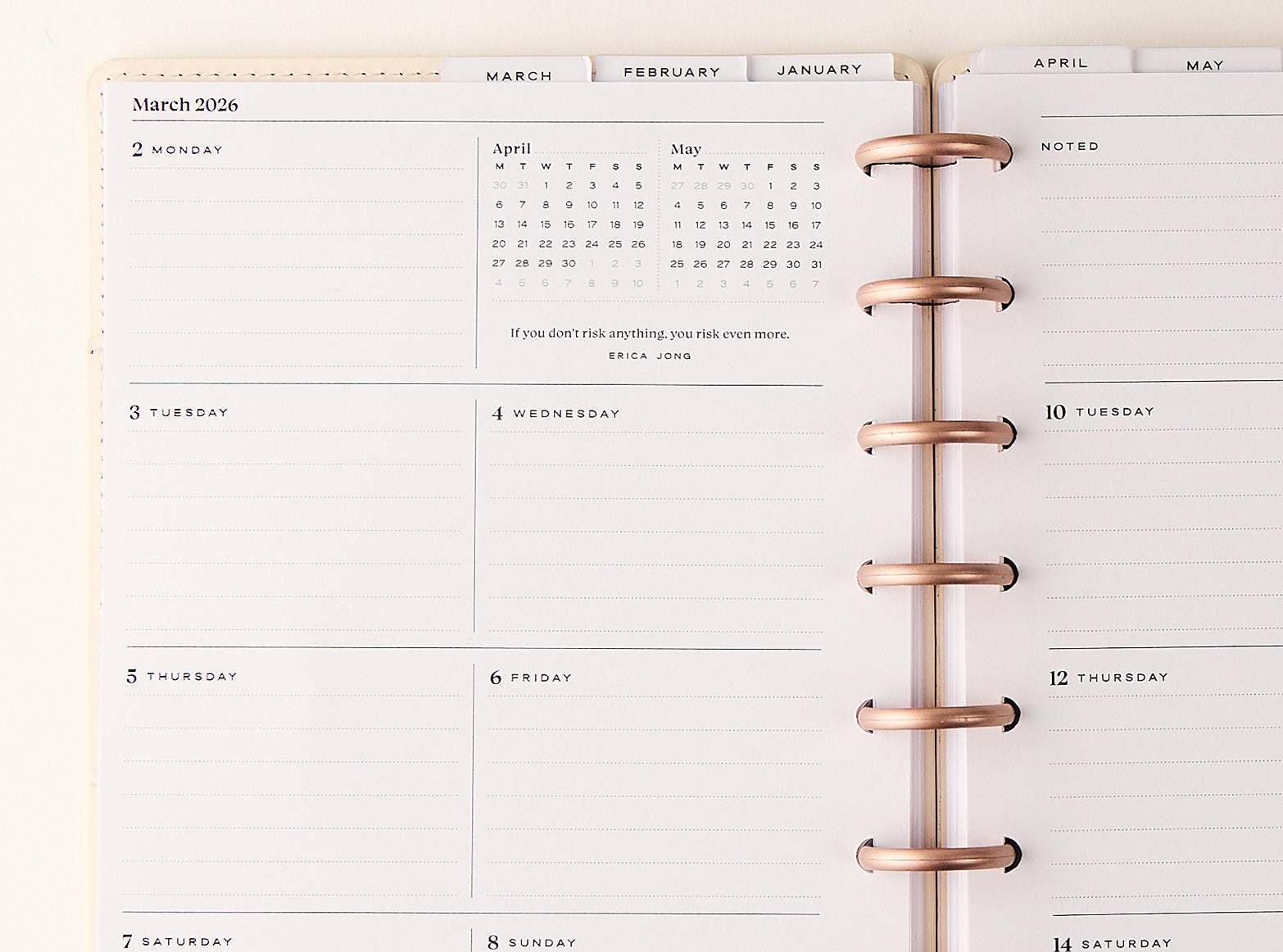 WEEKLY LAYOUTS