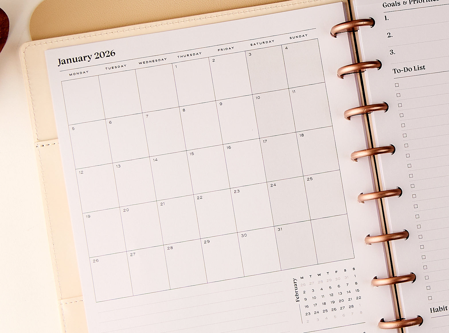 MONTHLY LAYOUTS